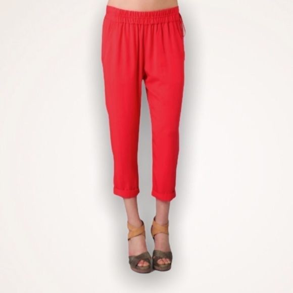 ELIZABETH AND JAMES Sloan Relaxed Cropped Pants - Picture 1 of 10